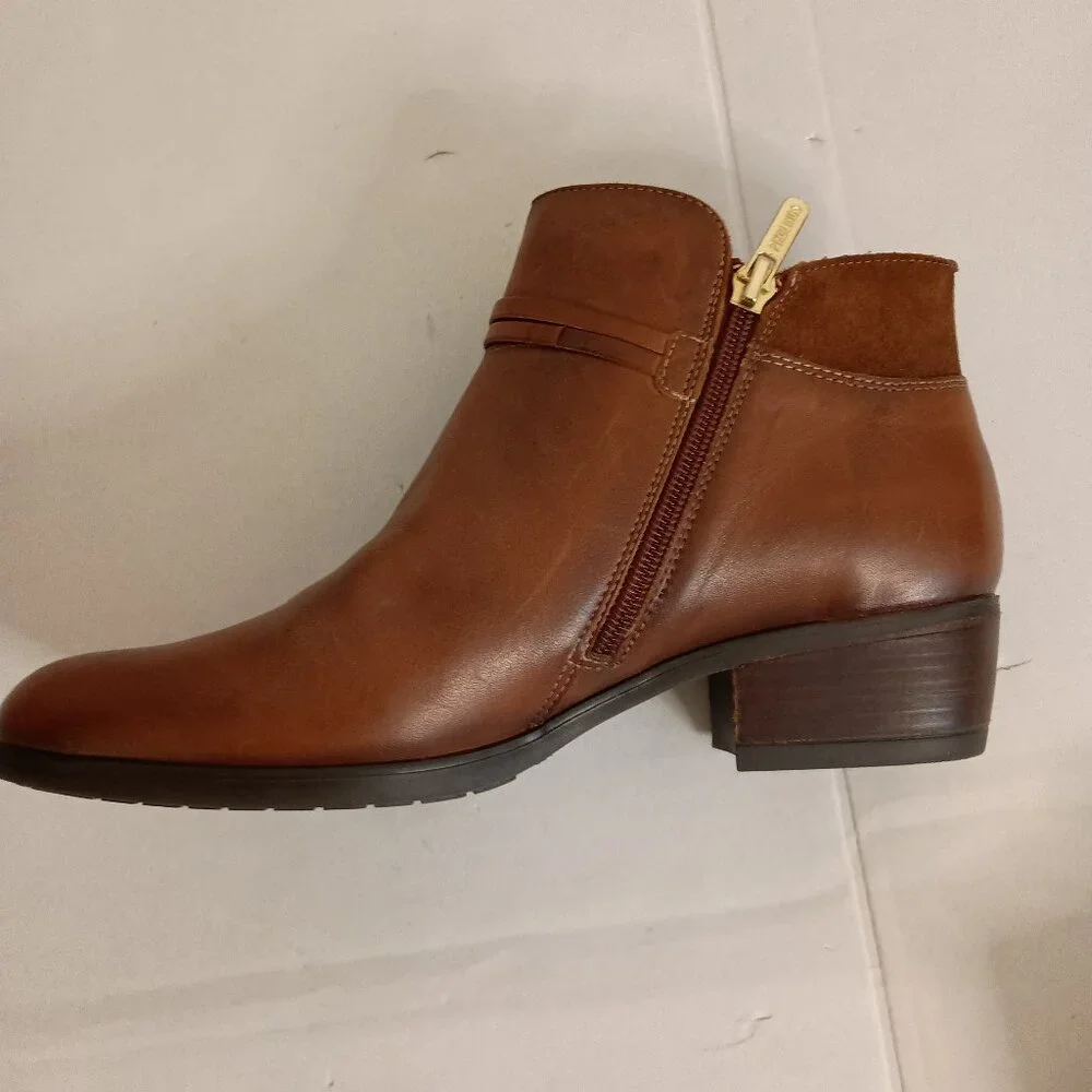 Pikolinos Daroca Tassel Ankle Boots Cuero Brown Women’s Size 38 (7.5 to 8) - Picture 7 of 15